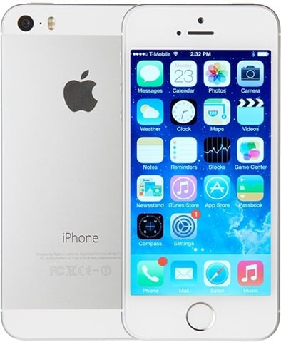 Apple iPhone 5S 32GB Silver, Unlocked B